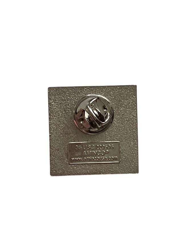 USA Olympic Enamel Pin – Aminco – American Flag & Olympic Rings – 1”