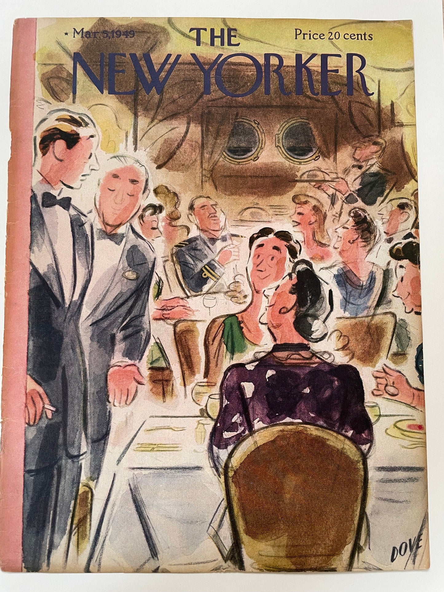 RARE - The NEW YORKER Magazine original cover - March 5, 1949
