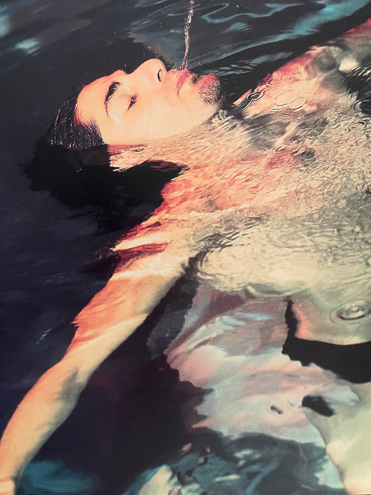 Legendary Rock 'N Roll - Perry Farrell from Janes Addicton / founder of Lallapalooza - print from vintage book - 12" x 10"