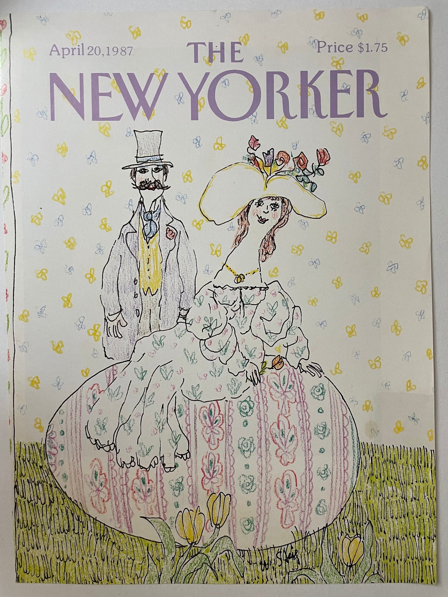 April 20, 1987 - The NEW YORKER Magazine original cover - by William Steig