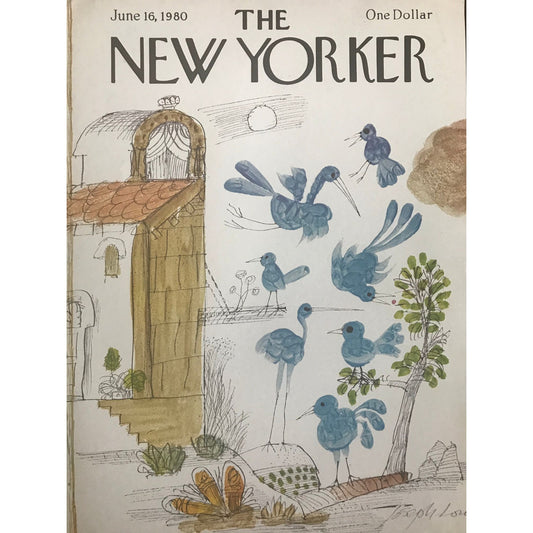 June 16, 1980 - The NEW YORKER Magazine original cover - birds