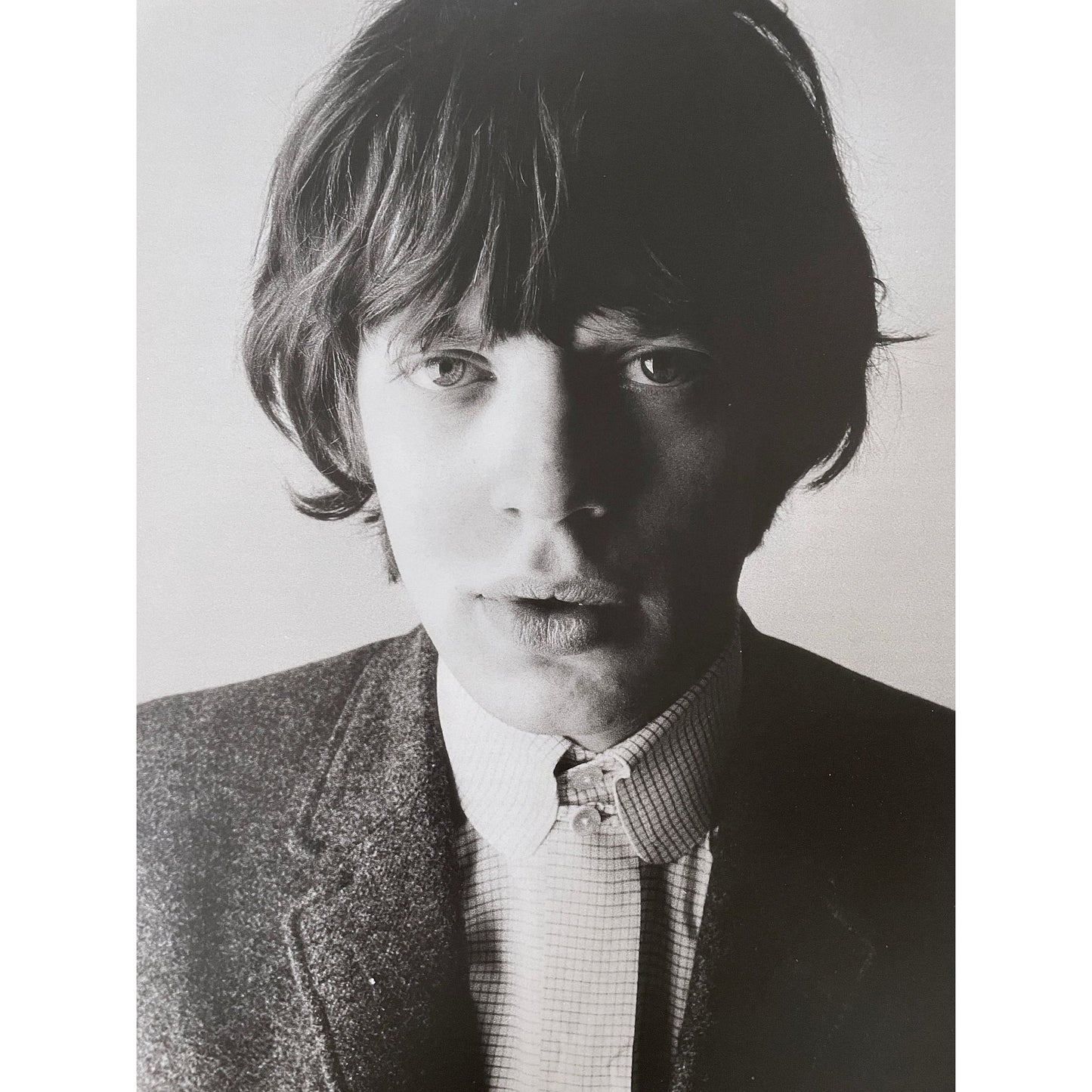 Mick Jagger - appeared in Vogue circa 1964 - from vintage book, ready to frame - 12"x 10"