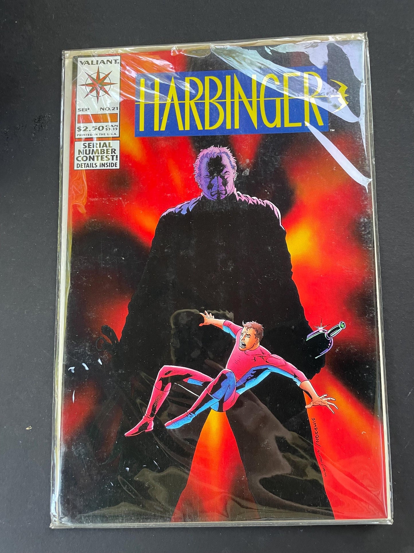 Harbinger #21 Comic Book – 1990s Valiant Comics, Collectible, Classic Superhero Comic