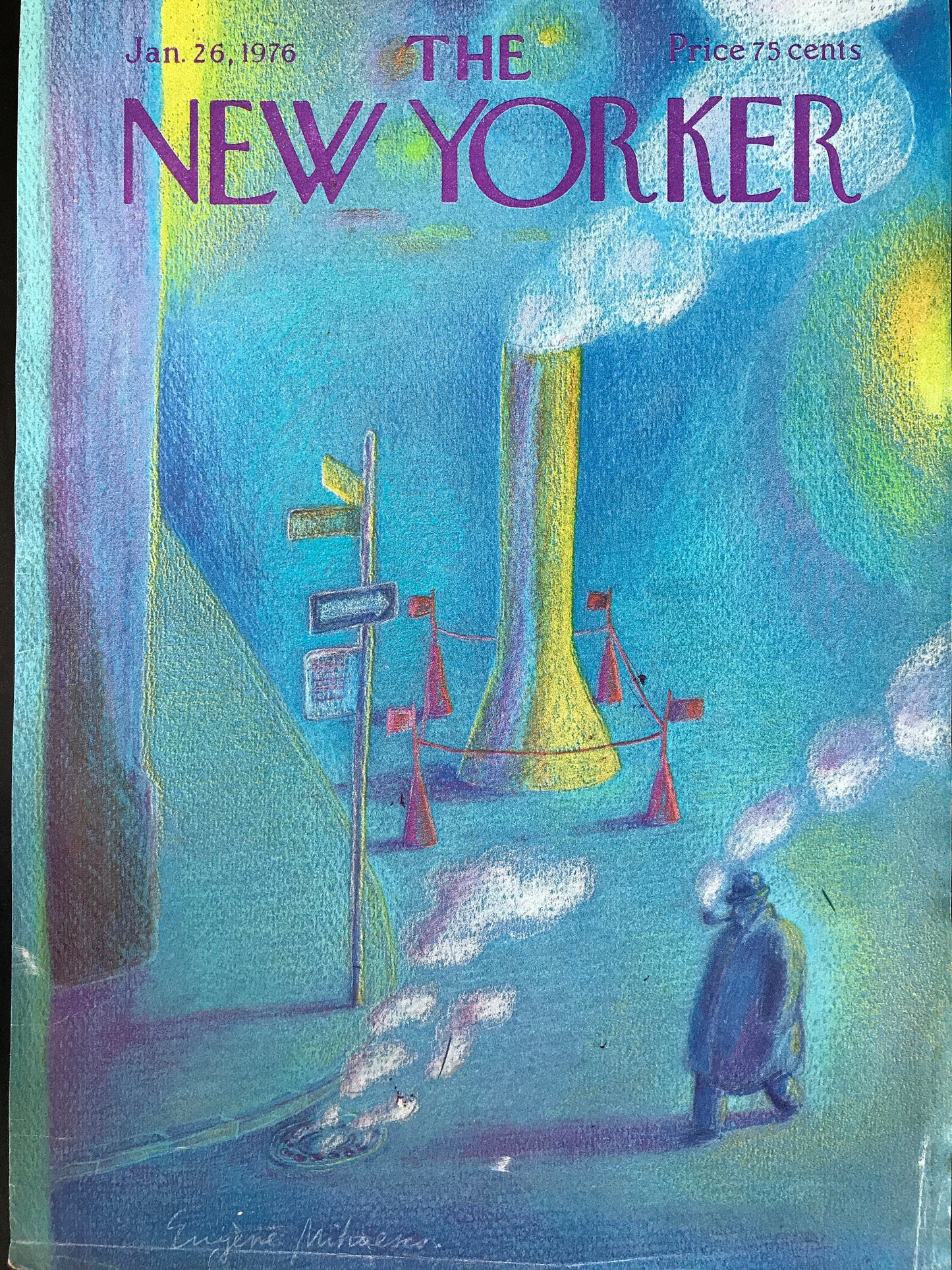June 26, 1976 - The NEW YORKER Magazine charming original cover - Artist: Eugène Mihaesco