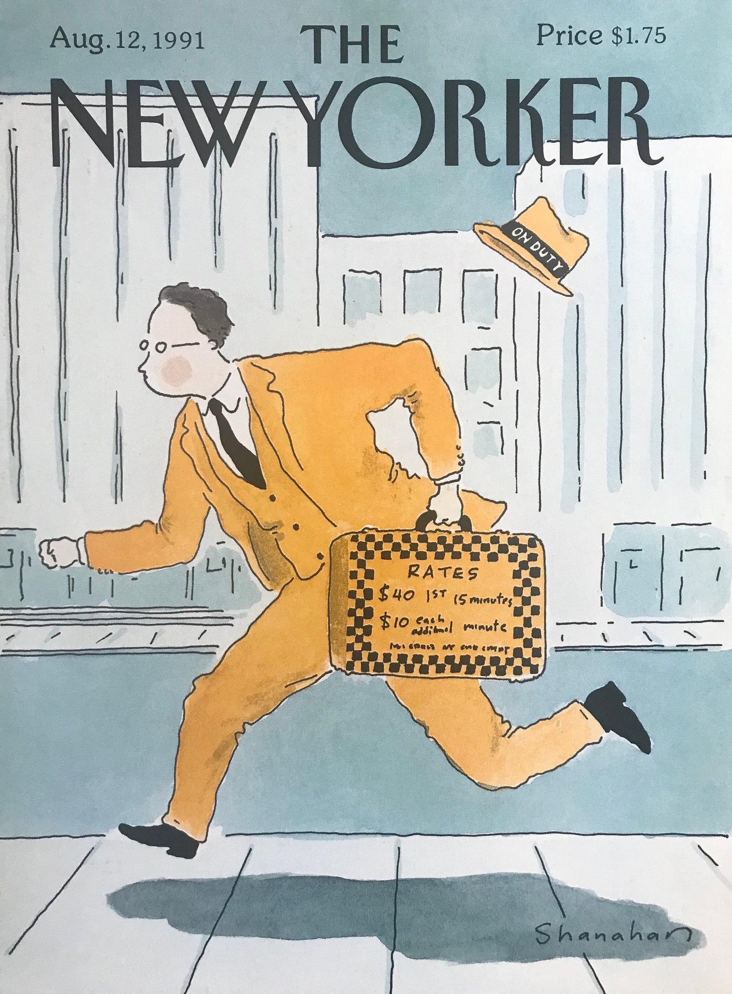 Vintage NEW YORKER Magazine original cover - August 12, 1991
