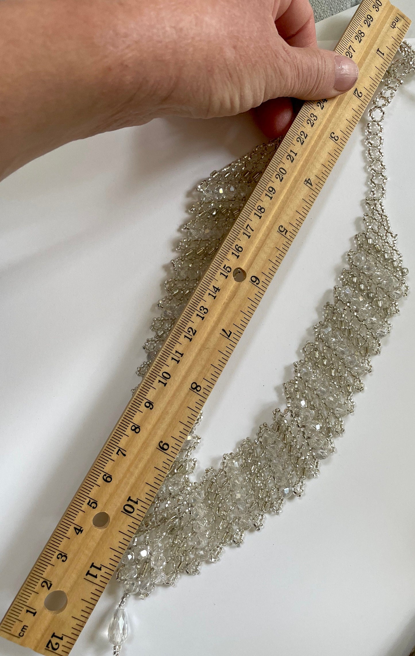 Breathtaking, show-stopping, ooh la la, perfect for a bride, wedding or any other function - magnificent beadwork crystal necklace