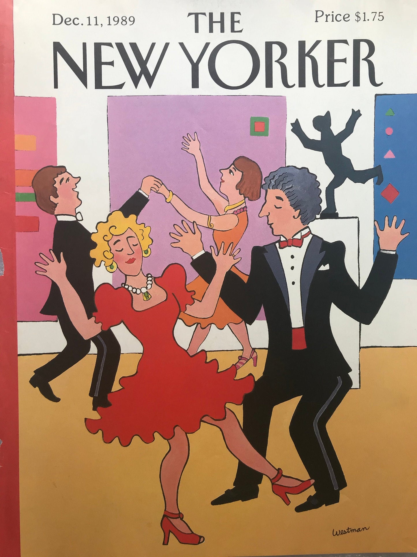 December 11, 1989 - The NEW YORKER - cover only - dancing