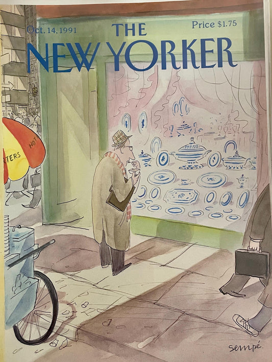 NEW YORKER Magazine original cover - October 14, 1991