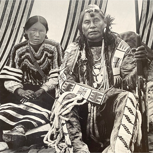 Print of a vintage photo from history- Native American - ready to frame - 11" x 9"