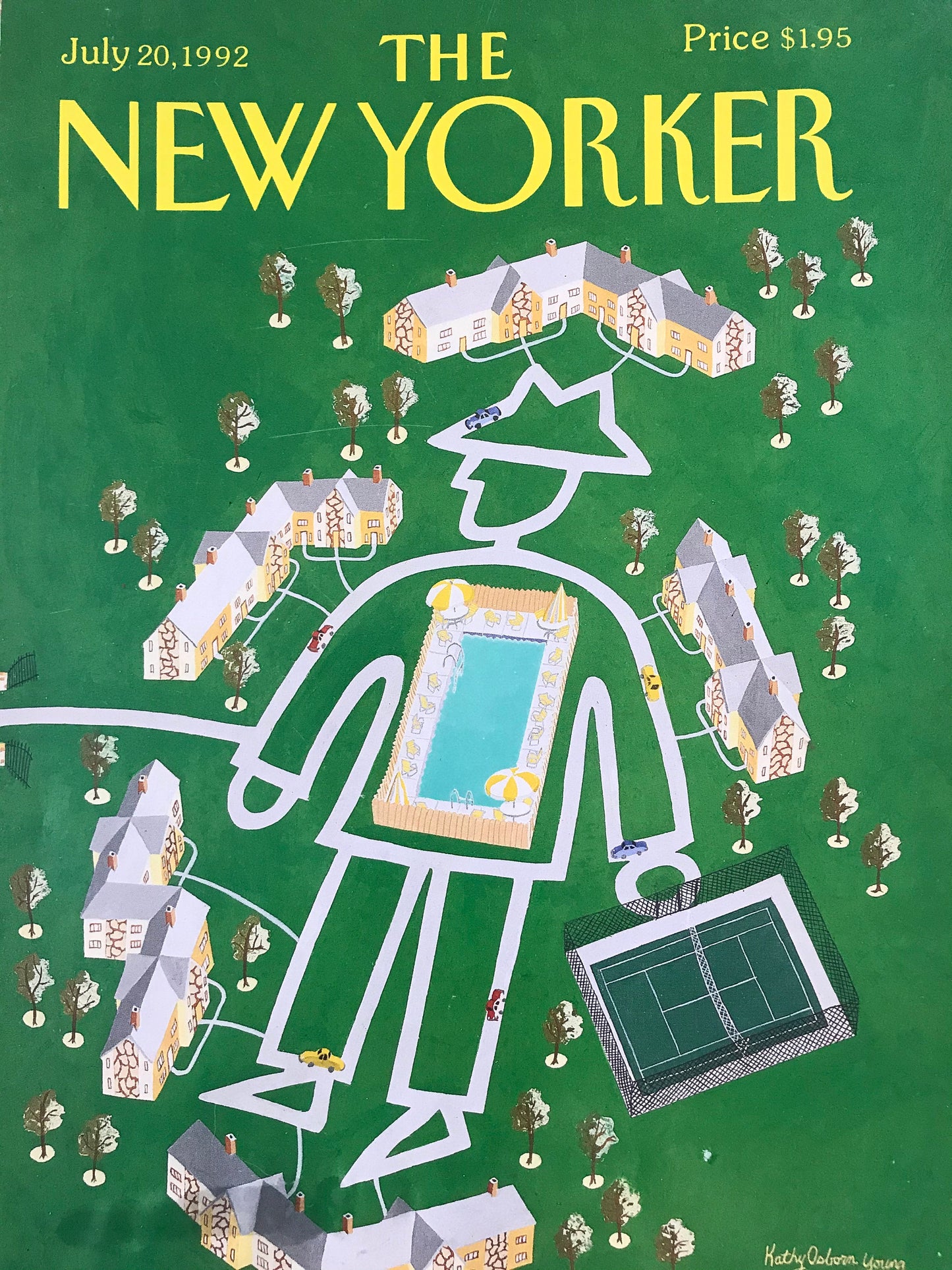 NEW YORKER Magazine cover - July 20, 1992
