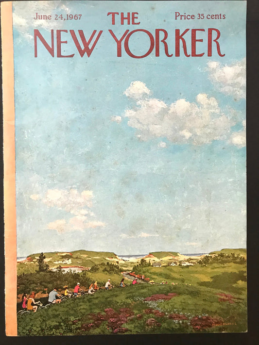 The NEW YORKER Magazine original cover - June 24, 1967 - please read description