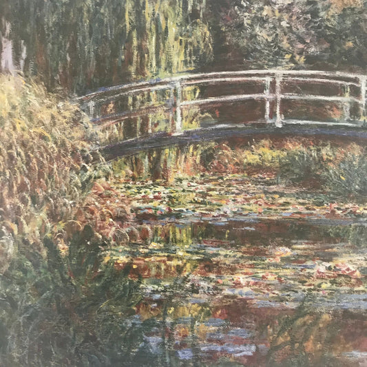 Stunning vintage Monet print  - approx. 8" tall x 6 1/2" wide