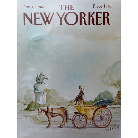 Vintage NEW YORKER Magazine original cover - October 11, 1982