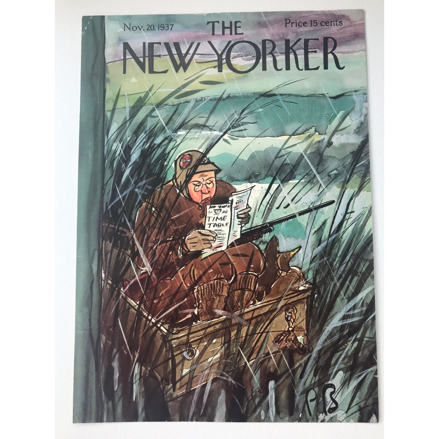 RARE - The NEW YORKER Magazine very rare original cover - November 20, 1937