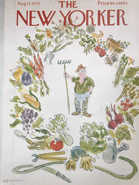 The NEW YORKER Magazine cover - August 11, 1975