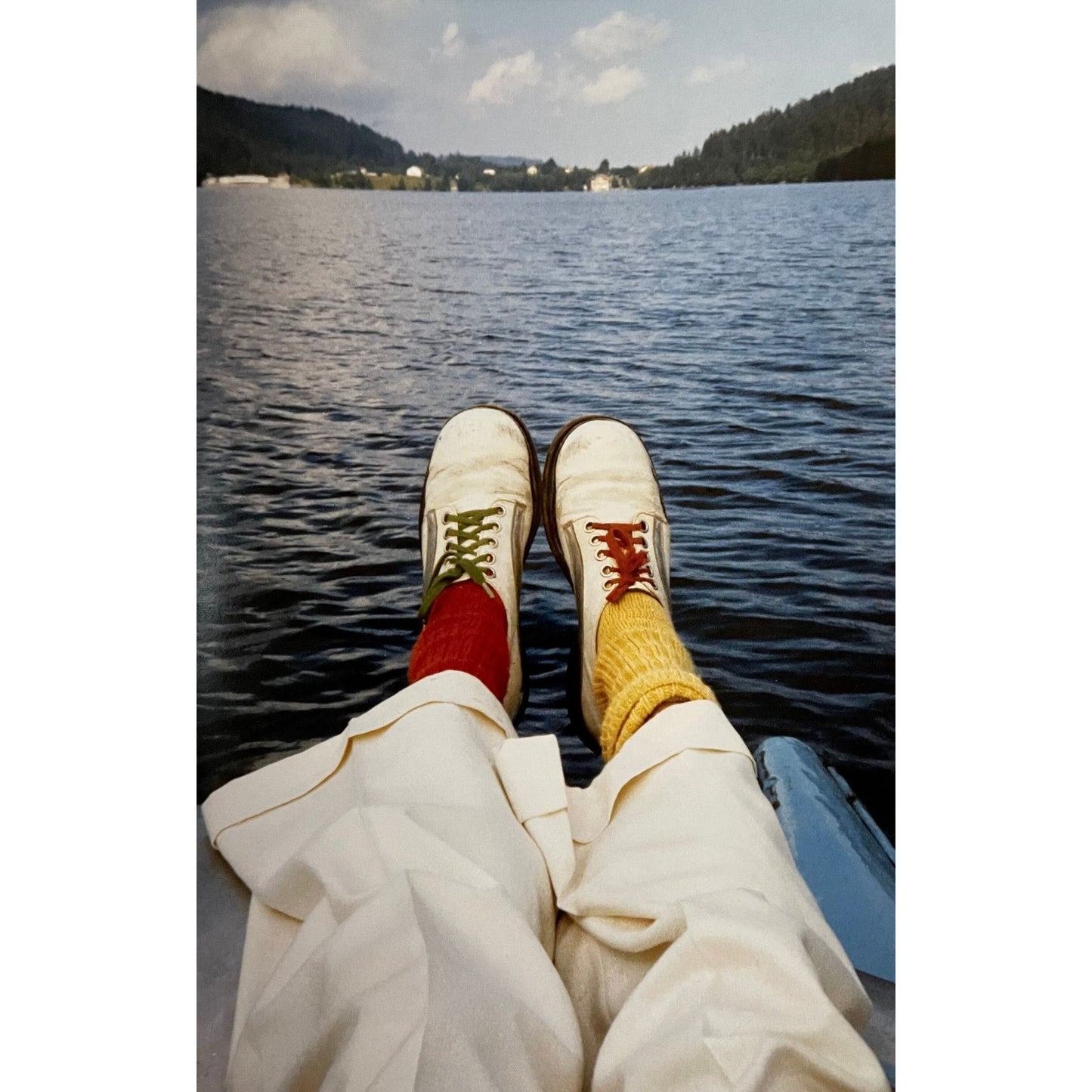 David Hockney "Self Portrait" 1983 - 11" x 9" print from a vintage book