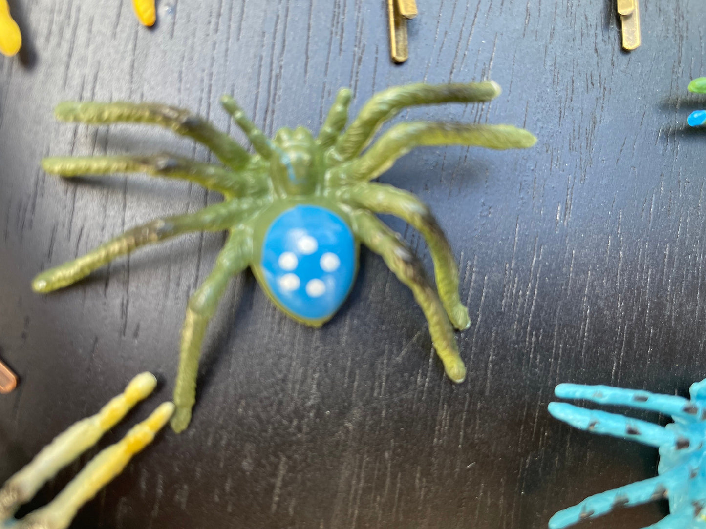 Fun Halloween Spider - PRICE PER PAIR - your choice of hair pins or earrings - scary, spooky fun Halloween jewelry, costume, accessories