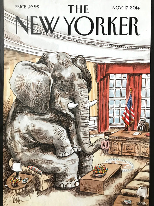 The NEW YORKER Magazine original cover - November 17, 2014