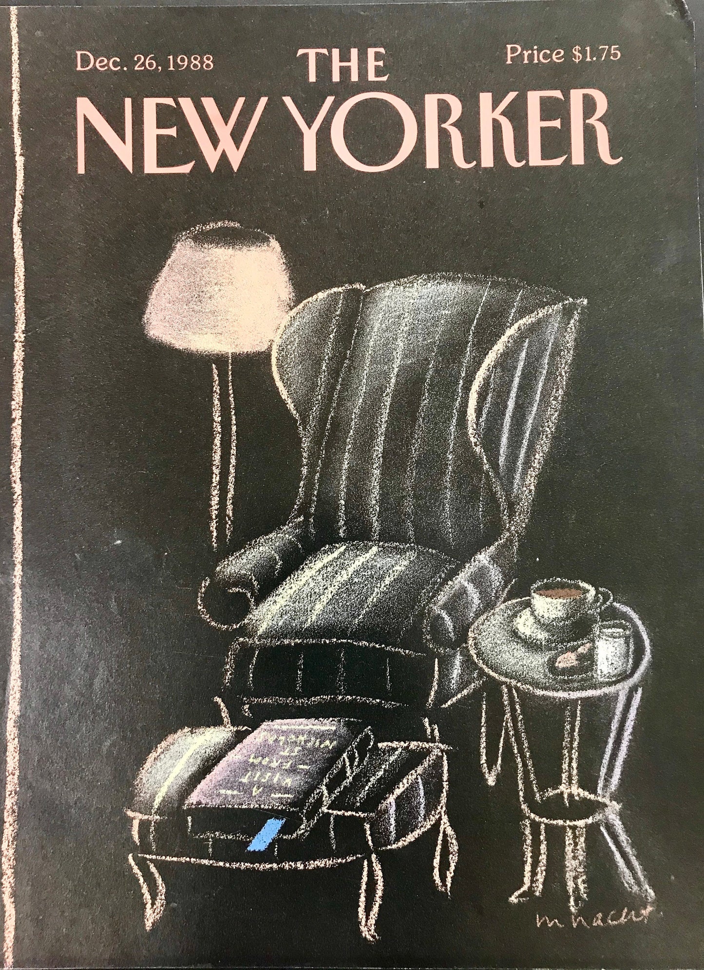 The NEW YORKER cover only - December 26, 1988