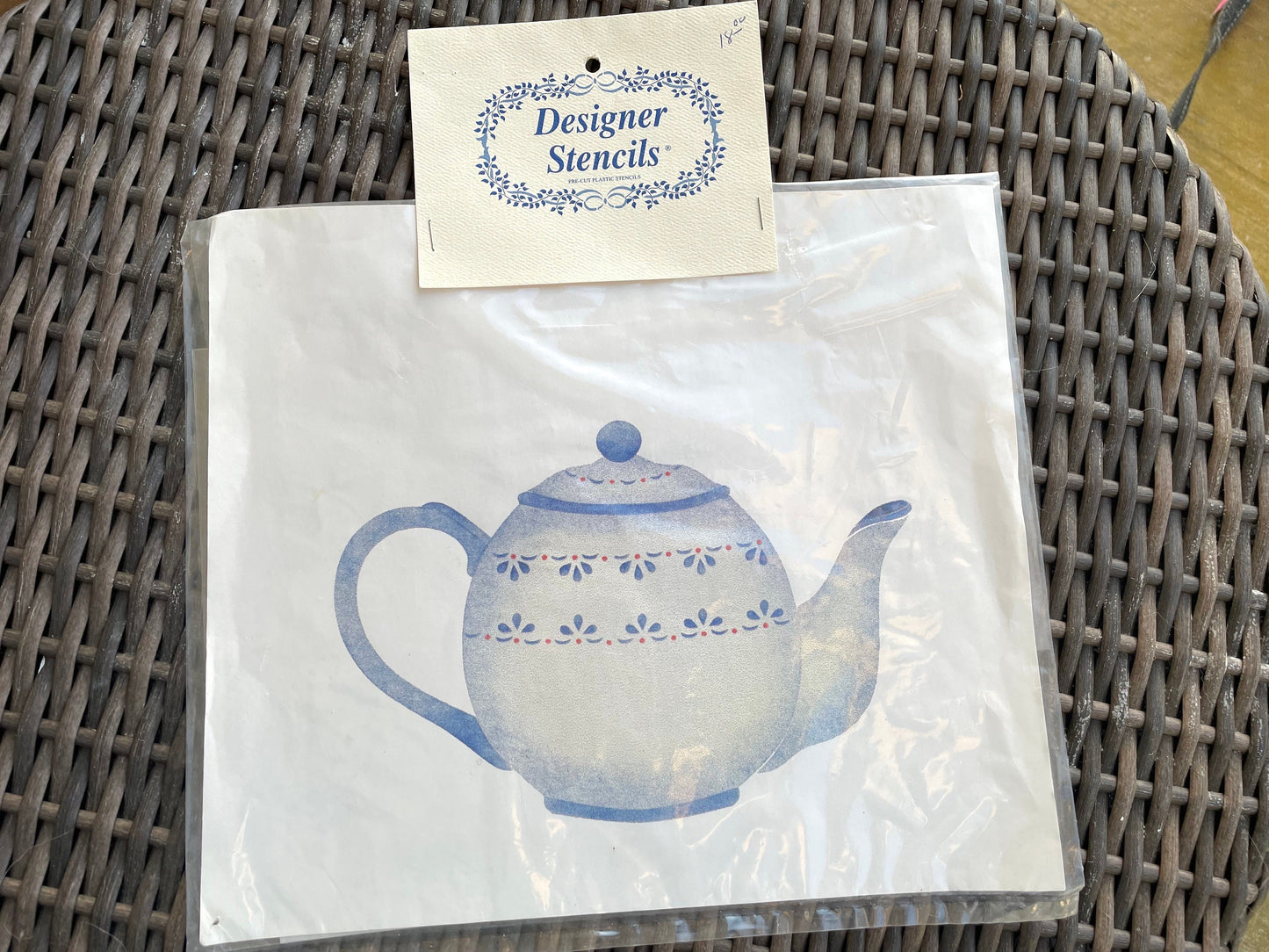 Designer Stencils original teapot stencil - in original packaging