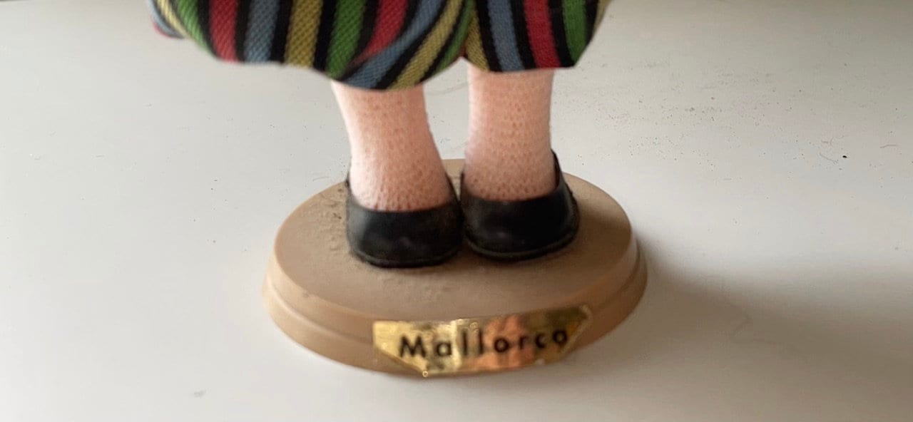 Stunning vintage collectible doll from Mallorca