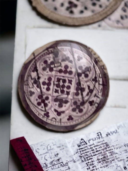 Necklace pendant or pin made from a genuine vintage postage stamp from Switzerland - Helvetia