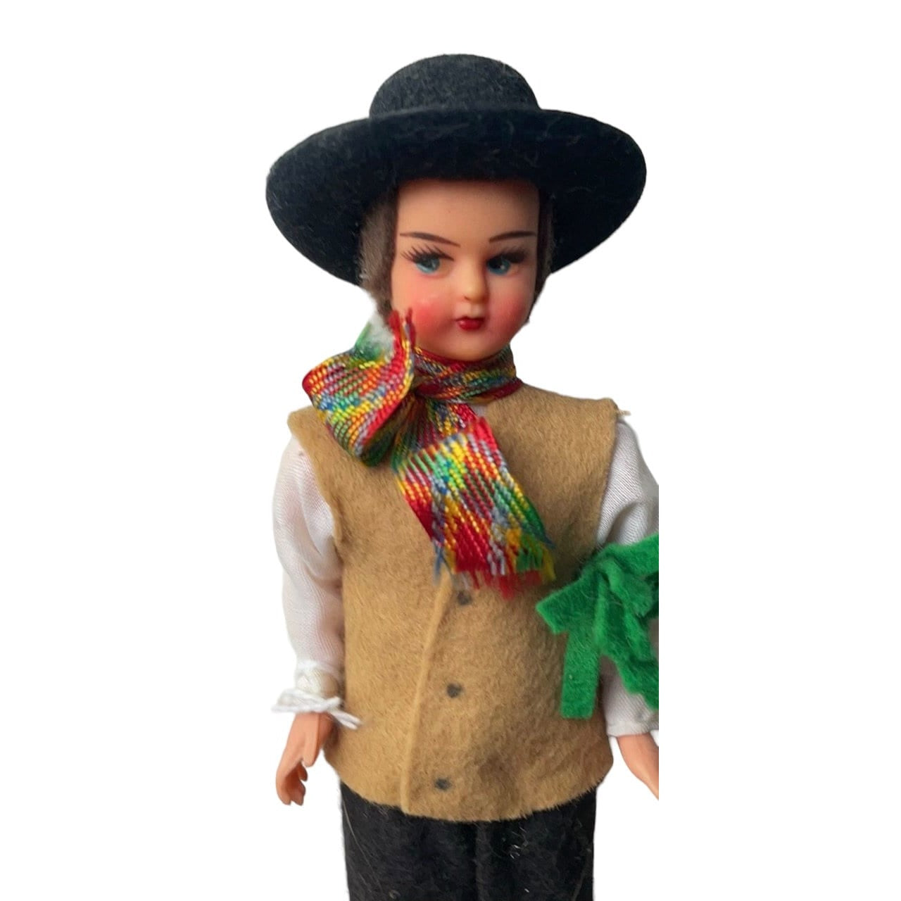 Stunning vintage collectible art Doll from Lugano, Switzerland