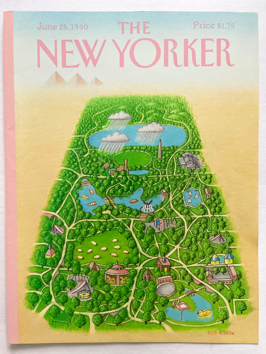 June 25, 1990 - The NEW YORKER Magazine vintage original cover