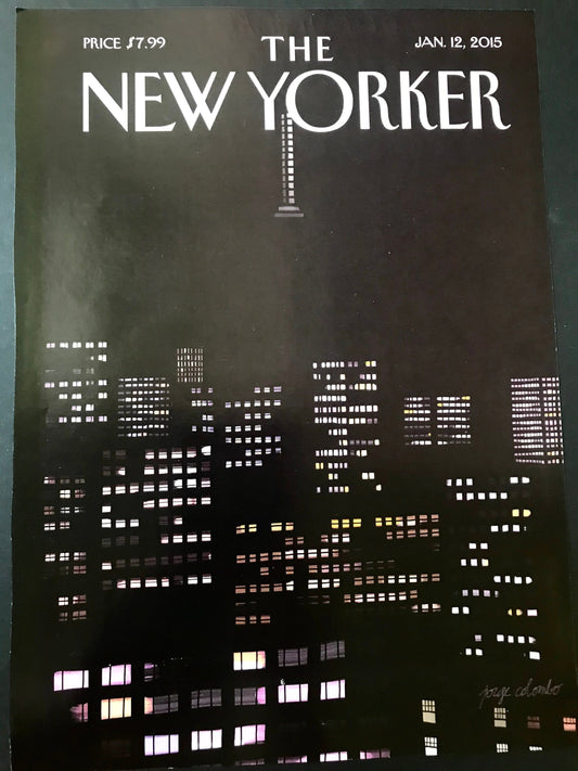 January 12, 2015 - The NEW YORKER Magazine original cover