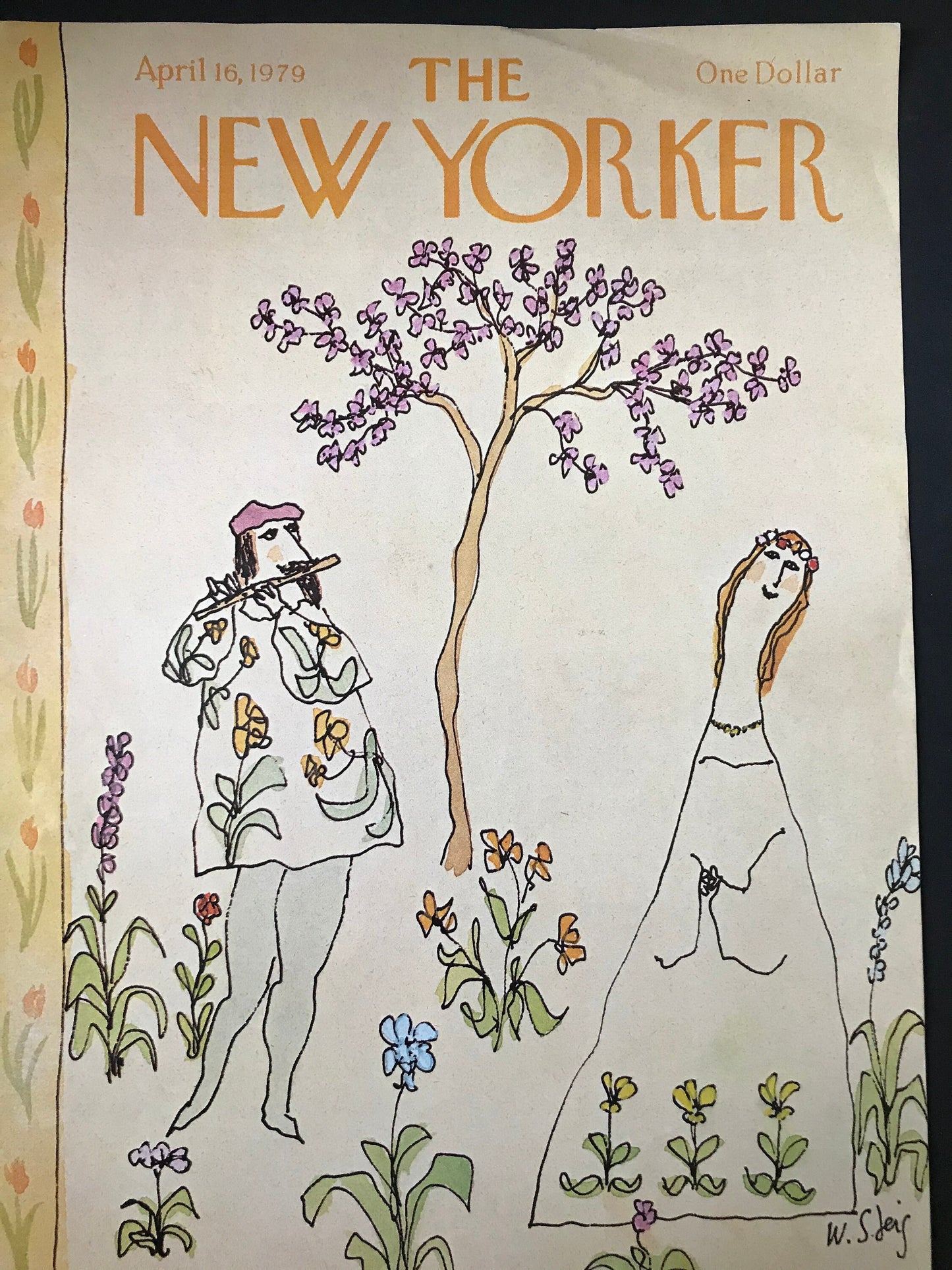 NEW YORKER Magazine cover - April 16, 1979 - Thanksgiving