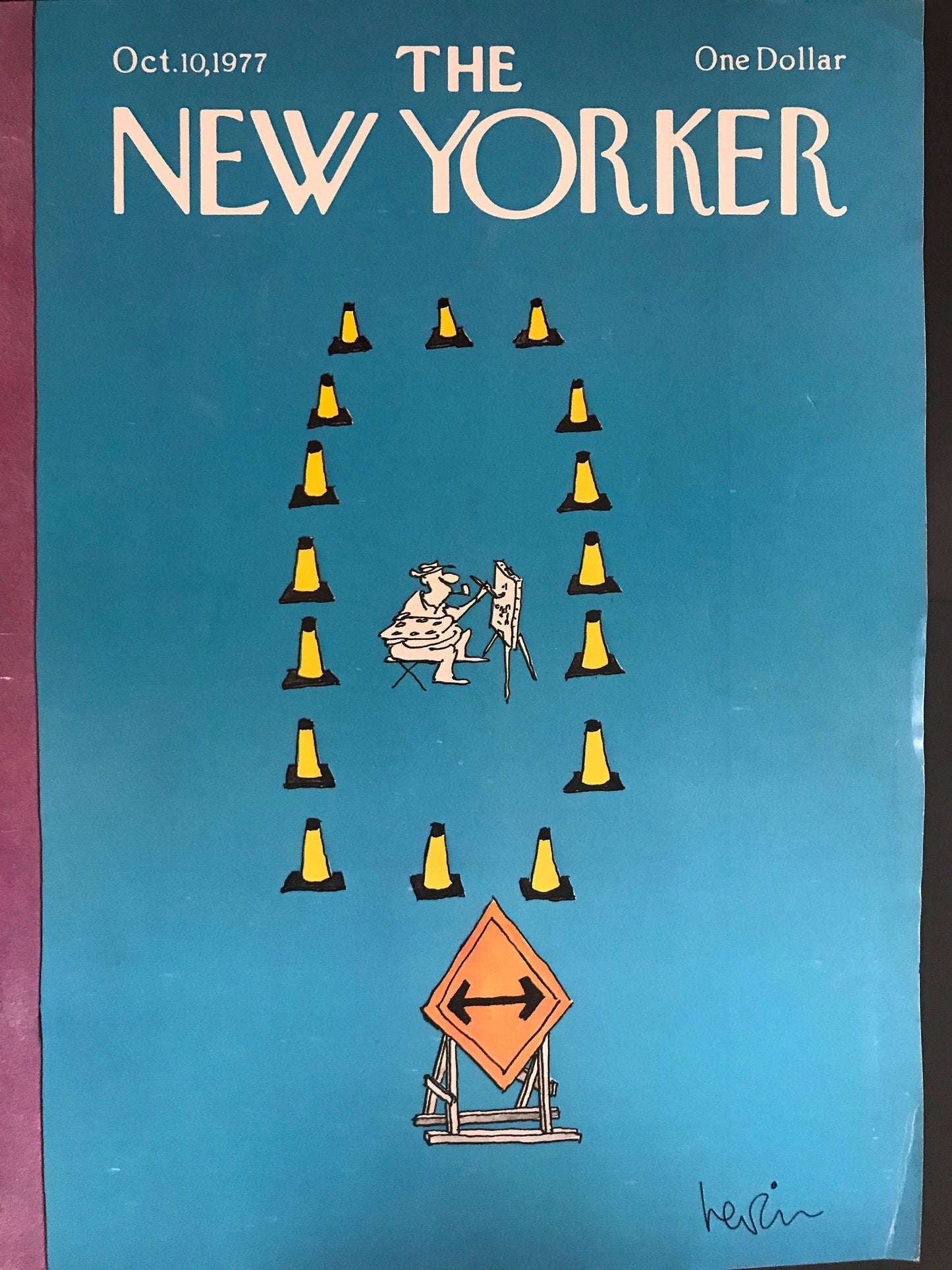 October 10, 1977 - The NEW YORKER Magazine original cover
