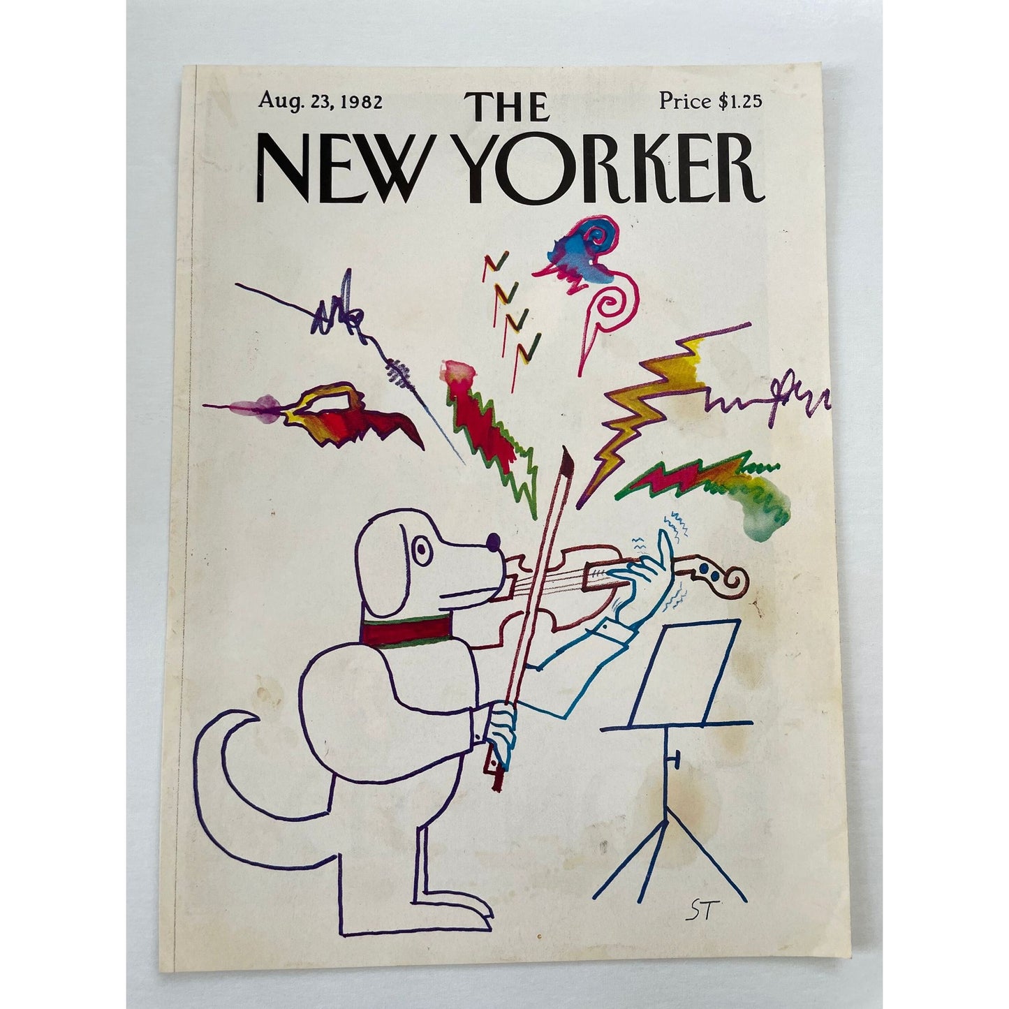 August 23, 1982 - The NEW YORKER Magazine original cover - Please read description