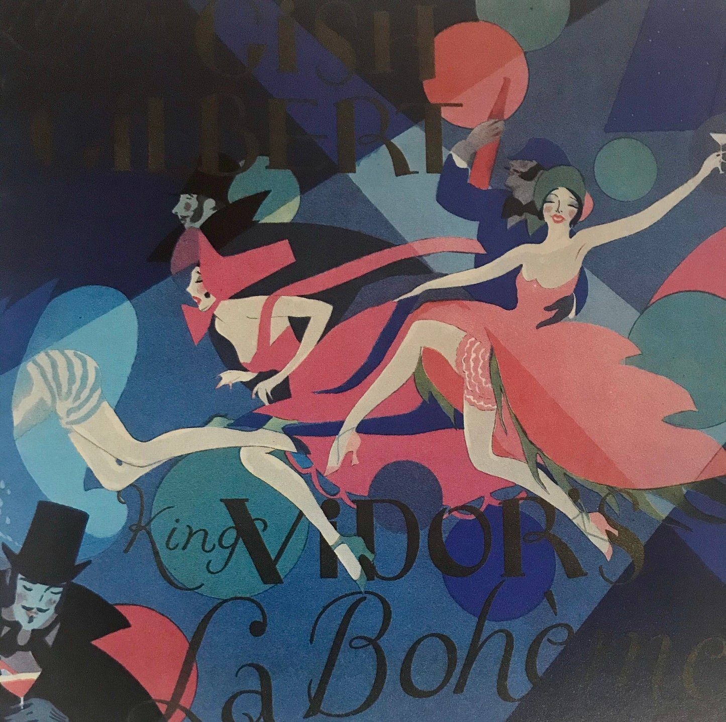 La Boheme  picture from vintage book - approx. 7 1/2"  x 7 1/2" - ready to frame or paper ephemera, scrapbook supplies, collage