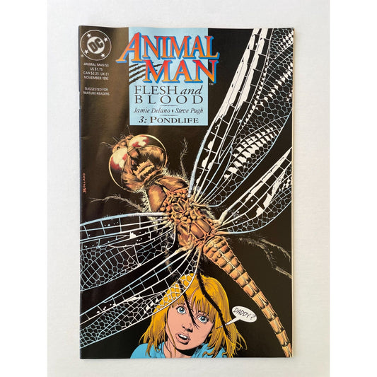 Vintage comic book - Animal Man #53 Comic Book 1992 - Brian Bolland DC Maxine Baker