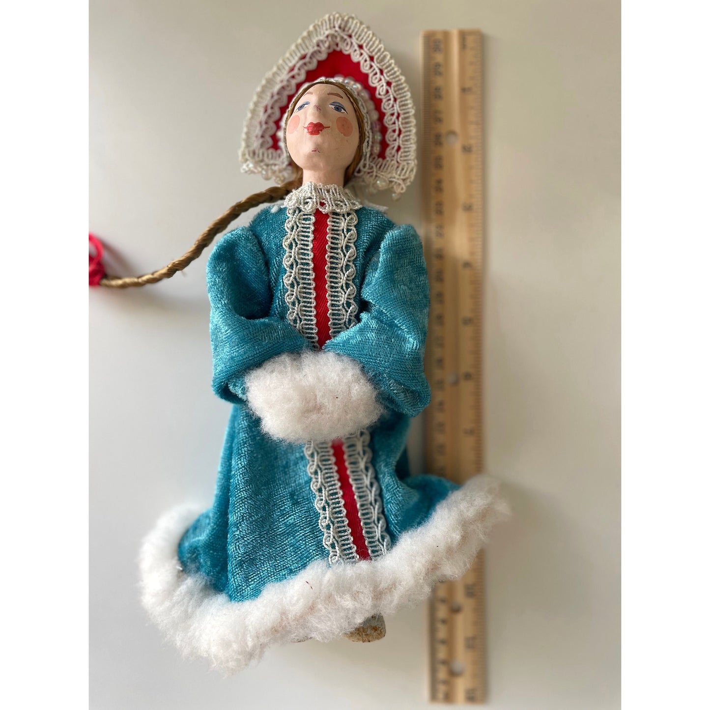 Stunning vintage Russian Doll, snow queen, collectible