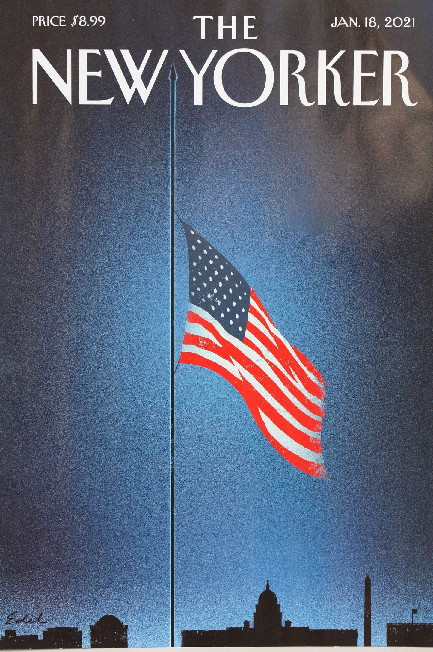 The NEW YORKER cover only -  January 18, 2021