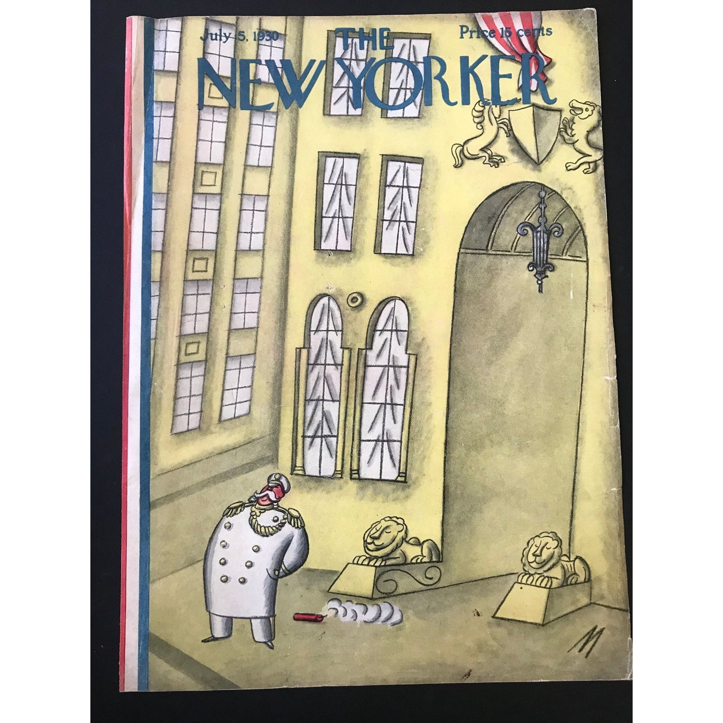 Very RARE - July 5, 1930 - NEW YORKER Magazine original cover