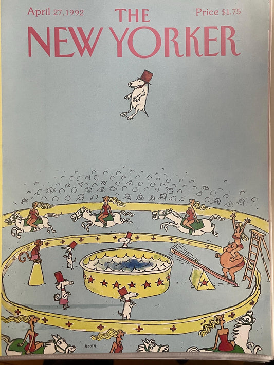 NEW YORKER Magazine cover - April 27, 1992