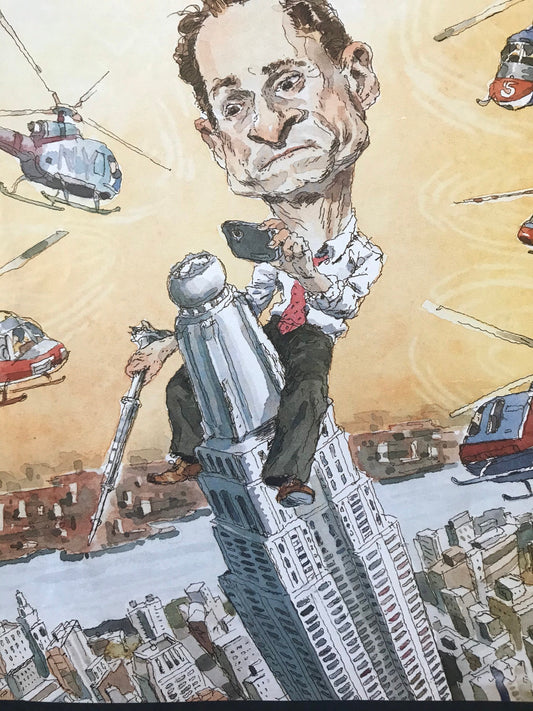 August 5, 2013 - The NEW YORKER Magazine original cover - parking lot, finding your car