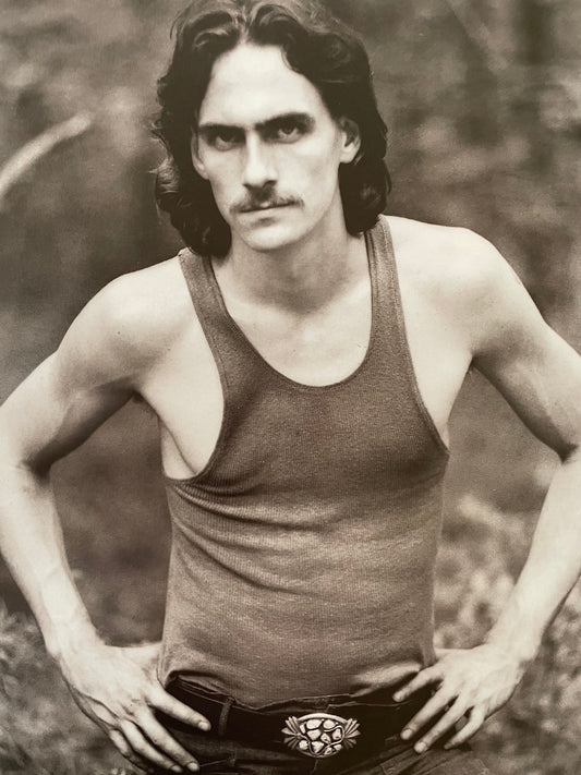 Legendary Rock 'N Roll - singer James Taylor - print from vintage book - 12" x 10"
