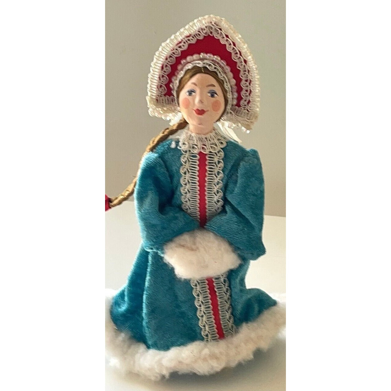 Stunning vintage Russian Doll, snow queen, collectible