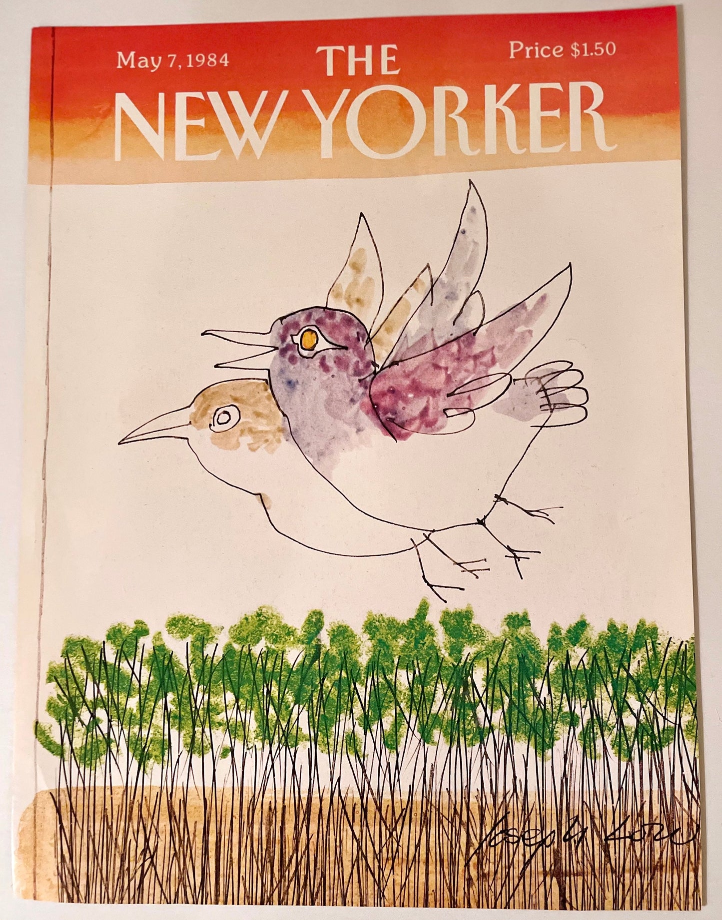 May 7, 1984 - The NEW YORKER Magazine original cover