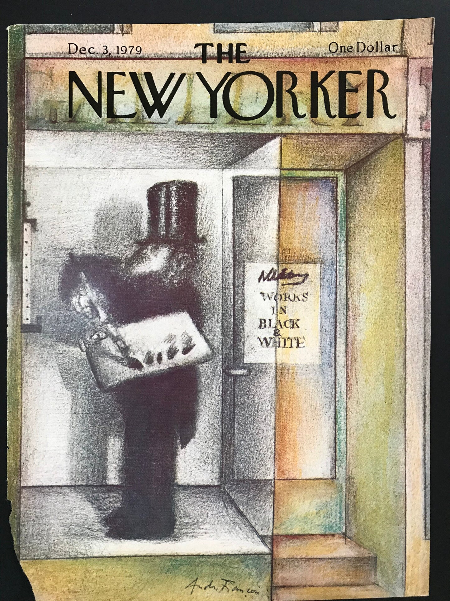 NEW YORKER Magazine cover - December 3, 1979 - artist