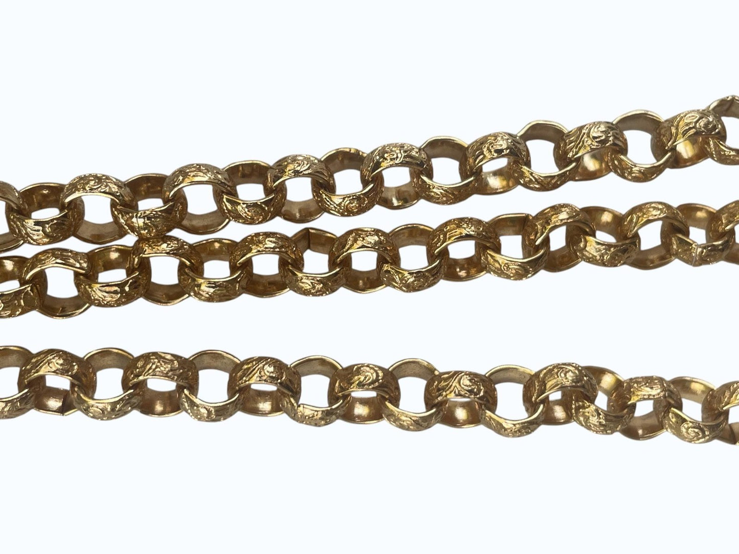 Barrera Avon Jewelry Set Vintage Signed Gold Tone Necklace Earrings