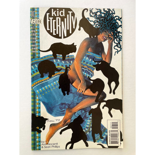 Vintage comic book - Kid Eternity #7 - November 1993 - DC Vertigo