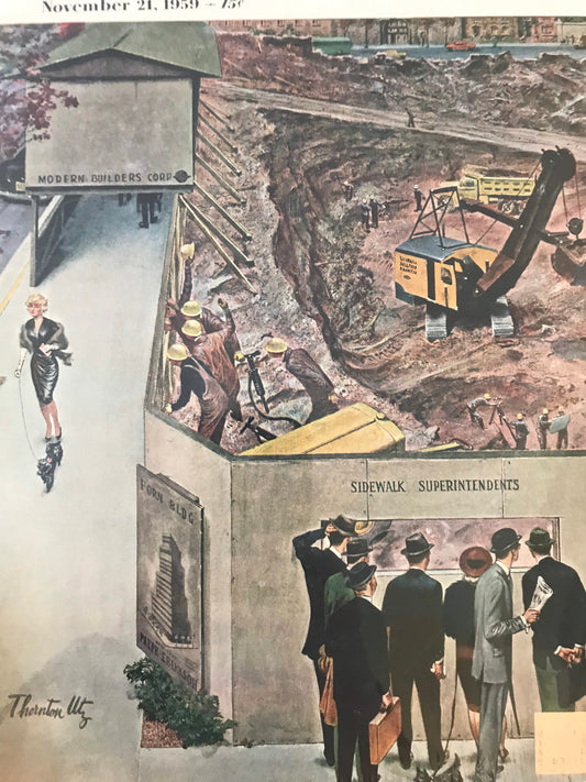 RARE - Saturday Evening Post - Original Cover - November 21, 1959