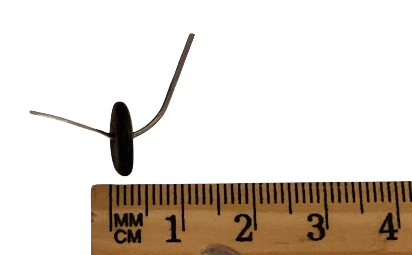 Vintage Dark Wood Heishi-Style Beads – Flat Round Rustic Spacer Beads for Jewelry Making