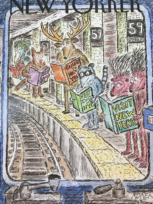 The NEW YORKER magazine cover only -  April 4, 2011 - by Koren - Please read description