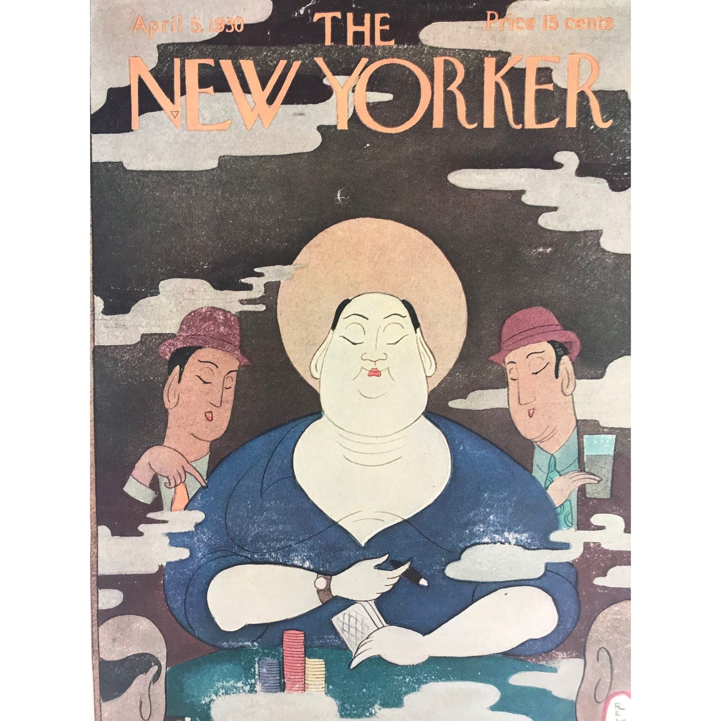 Very Rare NEW YORKER Magazine cover - April 5, 1930