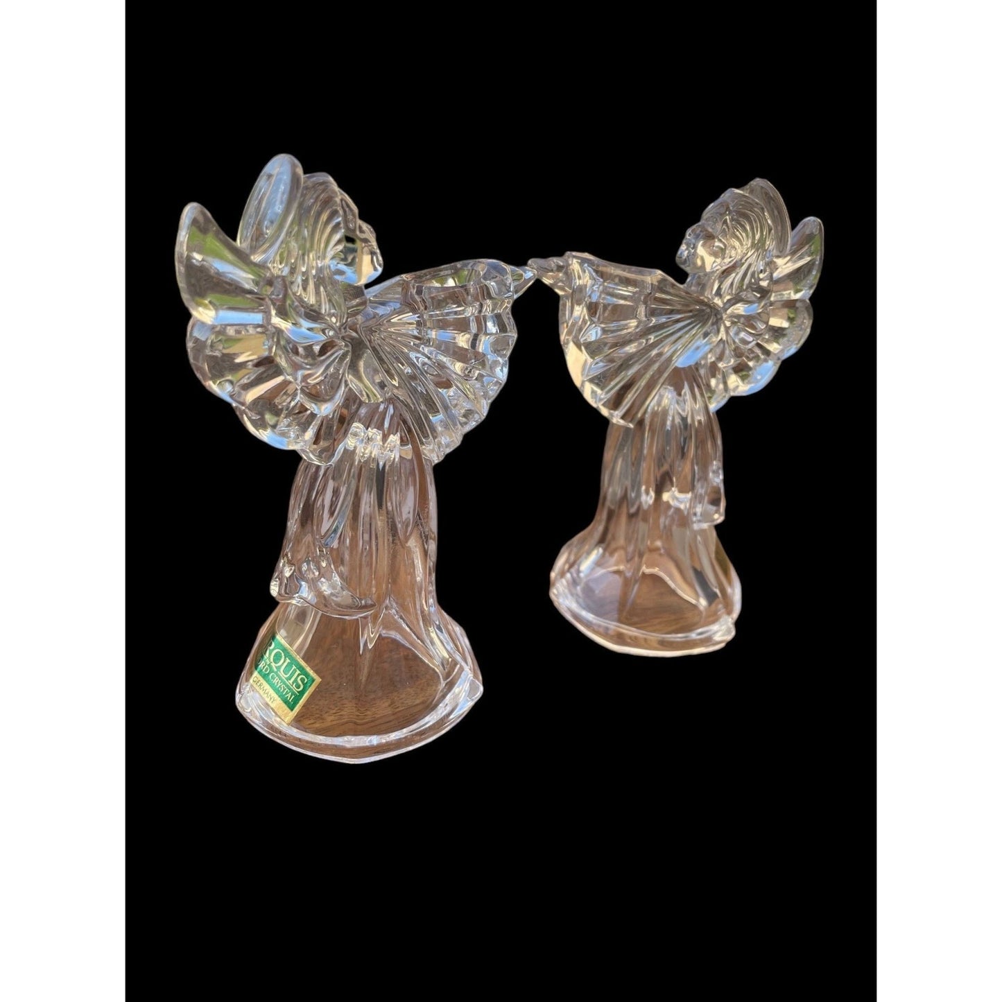 Marquis Waterford Crystal Angel Candle Holders